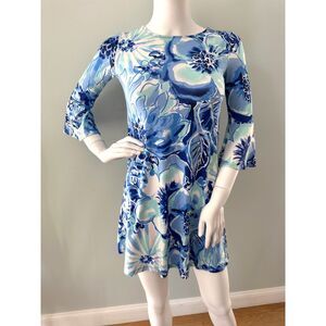 Lilly Pulitzer Ophelia Swing Dress Coastal Blue Catch N Keep size XXS